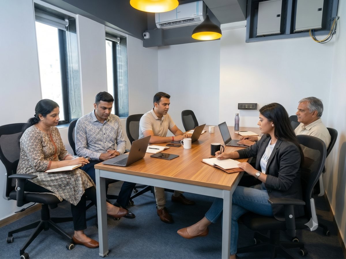 Conference room at Workin Space Modi Square, Balewadi