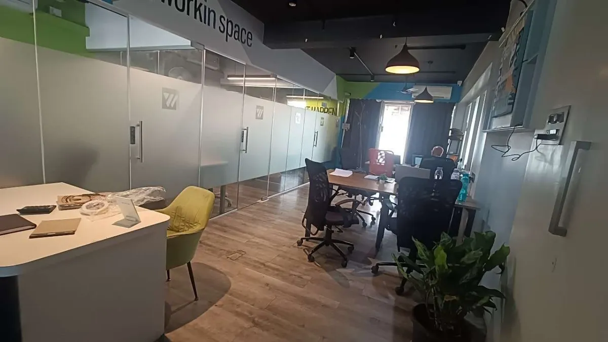 Workin Space coworking area showcasing a modern and flexible workspace environment