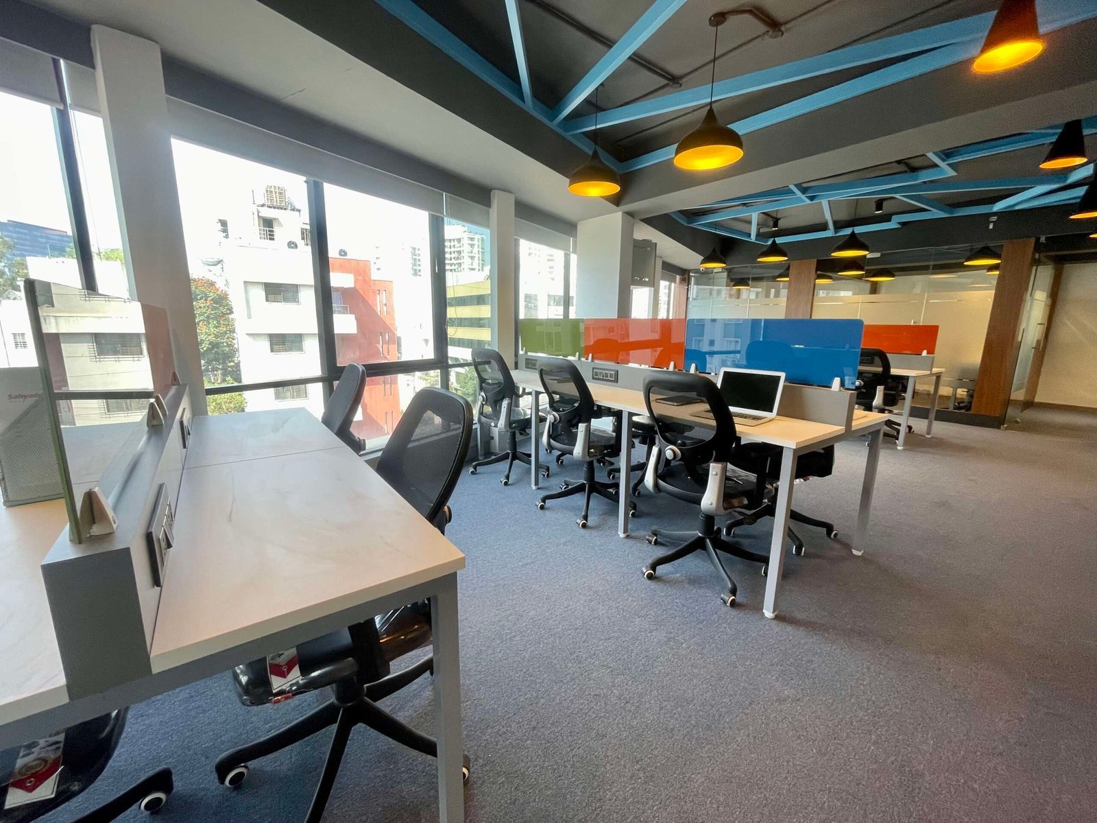 Interior view of Workin Space, a modern and flexible coworking environment